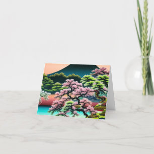 Tillfällen Landskapet Asian Cherry Blommars Tack Kort