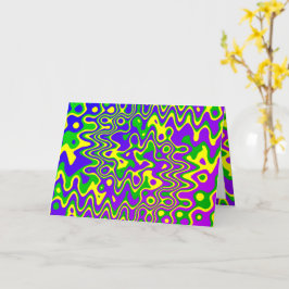 tillfällen [Lava Lamp] OpArt Swirls & Dots Kort