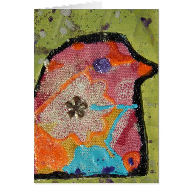 Tillfällen med blandade fåglar hälsningskort (Framsidan)