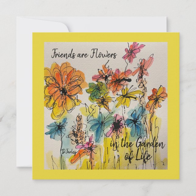 Tillfällen Note-kort Tack Kort (Framsida)