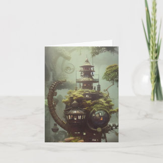Tillfällen Steampunk Jungle Housing Kort