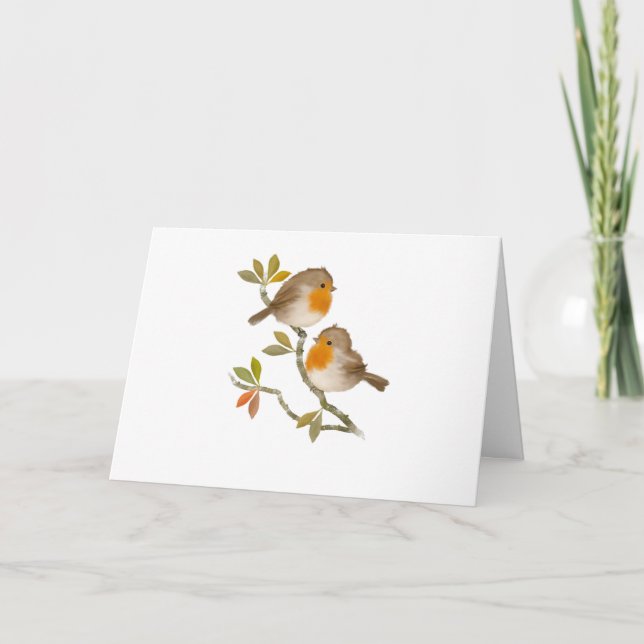 Tillfällens Robin Birds-mappningskort Kort (Framsida)