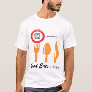 Tillfällig äta middag italienare för T-tröjama T Shirt