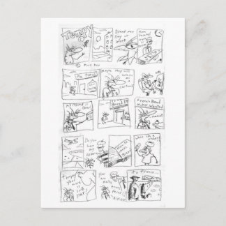 Tillfällig fransk bröd-postkort vykort
