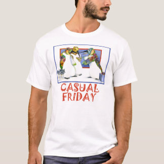 Tillfällig fredag - vitskjorta tee shirt