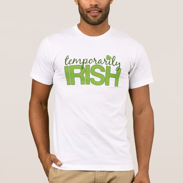 Tillfälligt irländskt tee shirt (Framsida)