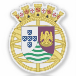 Tillfälligt jacka av arm i Portugal (1934) Klistermärken