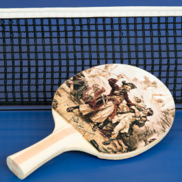 Tillfångata, Pirat Svartskägg, Queen Anne's Reveng Pingisracket