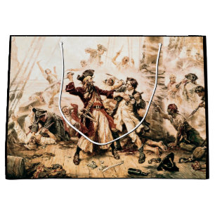 Tillfångata, piraten Svartskägg, Queen Anne's Reve