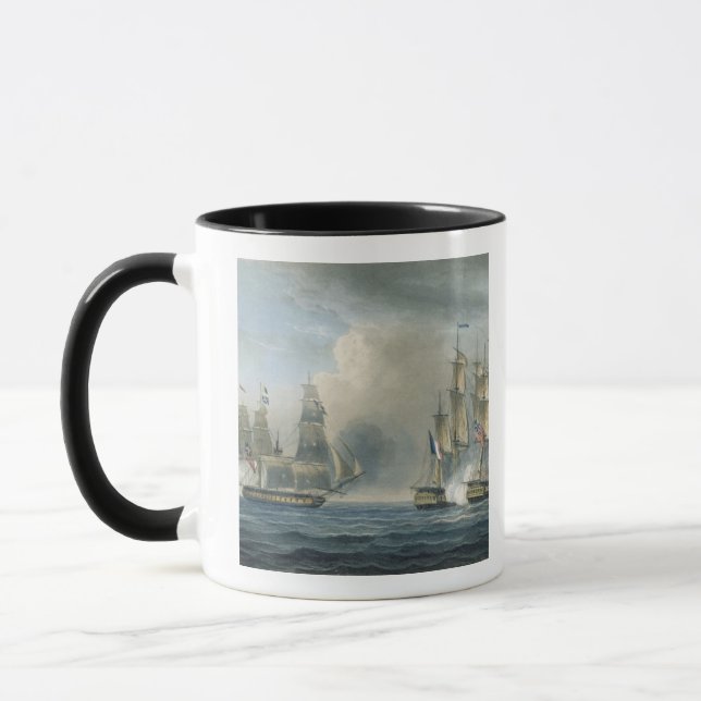 Tillfångatagande av Pomonen vid HMS Arethusa av Mugg (Vänster)