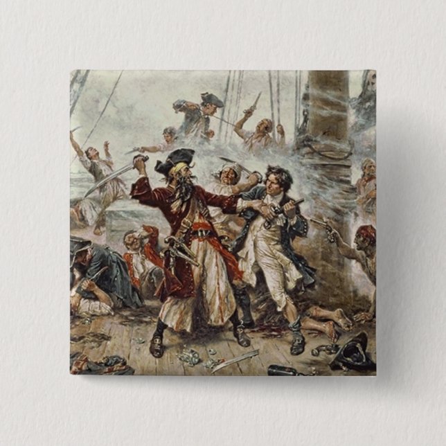 Tillfångatagandet av Blackbeard Knapp (Framsida)