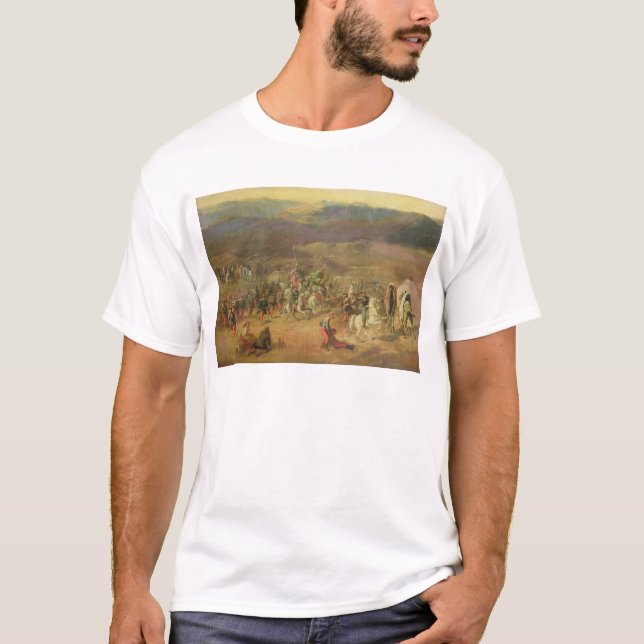 Tillfångatagandet av retinuen av Abd-el-Kader T-shirt (Framsida)