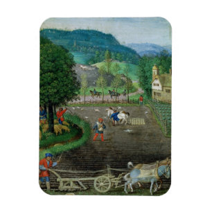 Tillfoga 18855 Oktober: plöja och så, från en B Magnet