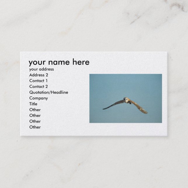 tillfoga dig info-visitkortar visitkort (Framsida)