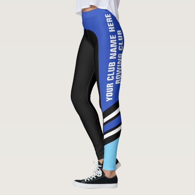 "Tillfoga din Customisable text", sidoranddamasker Leggings (Vänster)