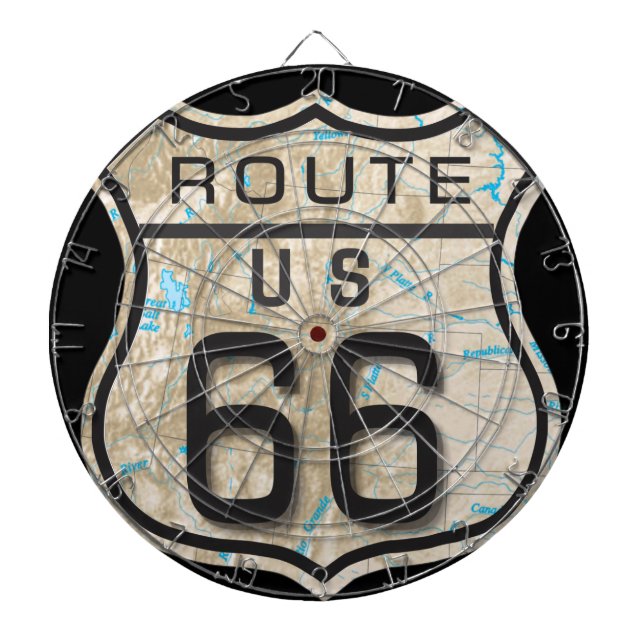 tillfoga din dartboard för fotort 66 piltavla (Framsidan)