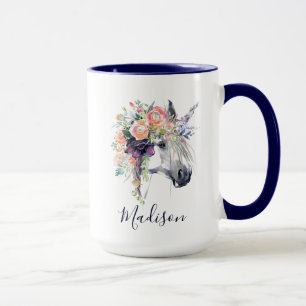 Tillfoga din den kända blommigten klädde Unico Mugg