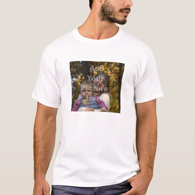 Tillfoga din egna bildTshirt T Shirt (Framsida)
