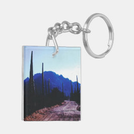 tillfoga din fotorutt 66 (tvåsidiga) Keychain
