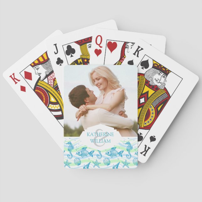 Tillfoga din kända | flotta skissar mönster casinokort (Baksidan)