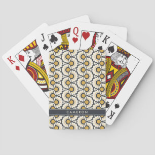 Tillfoga din kända geometriska blommönster casinokort