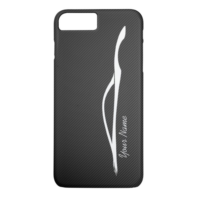 "tillfoga din kända" Infiniti G37 vitSilhouette Case-Mate iPhone Skal (Baksida)
