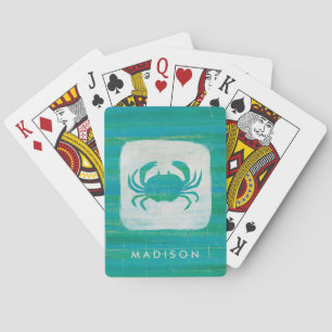 Tillfoga din kända   kust-   Aquakrabba Spel Kort