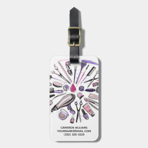 Tillfoga din kända Makeup cirklar design Bagagebricka