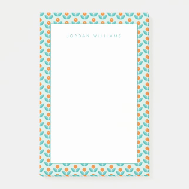 Tillfoga din kända | skandinaviska geometriska post-it block (Framsida)