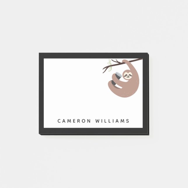 Tillfoga din kända | skynda sig inte drinkkaffe post-it block (Framsida)