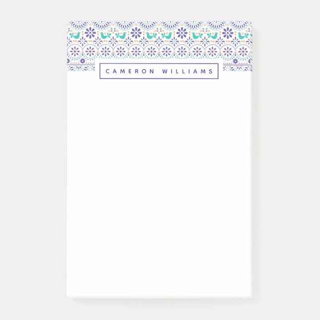 Tillfoga din kända | som den mexicanska fågeln post-it block (Framsida)