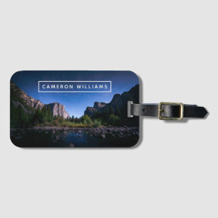Tillfoga din kända Yosemite nationalpark Bagagebricka