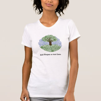 Tillfoga din miljö- Tshirt för text Tröja