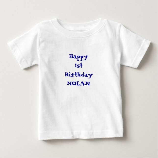 Tillfoga din namePersonalized grattis på T-shirt (Framsida)