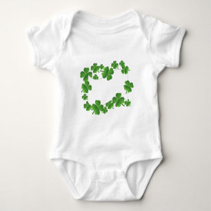 Tillfoga din text, shamrockdesign tee shirt