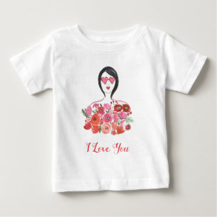 Tillfoga din valentinchic för text mig tee