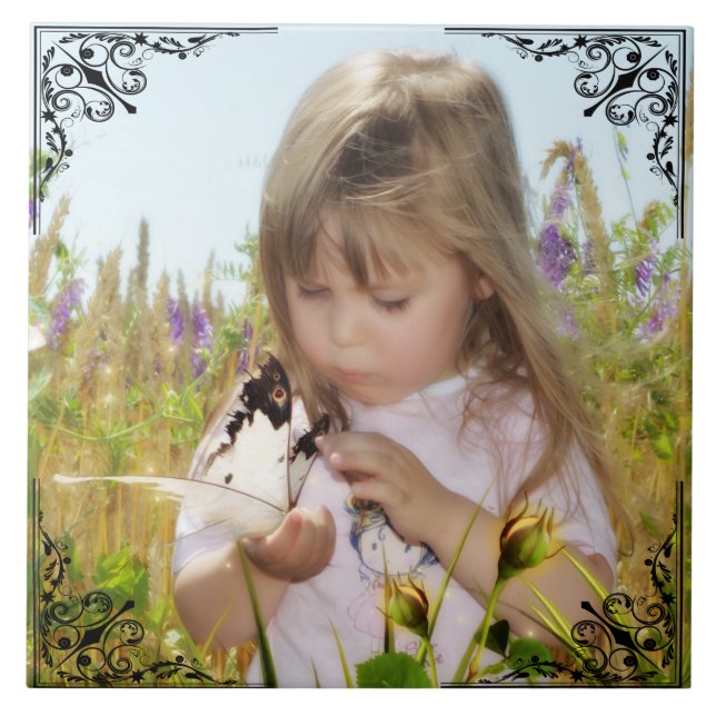 TILLFOGA DINA FOTO KAKELPLATTA (Framsidan)