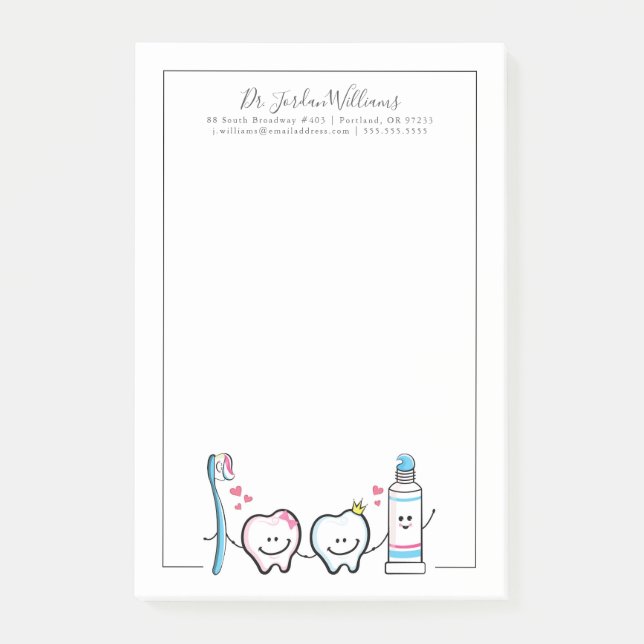 Tillfoga dina kända | bästa vän post-it block (Framsida)