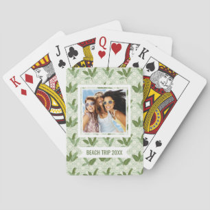 Tillfoga dina kända tropiska handflatanlöv casinokort