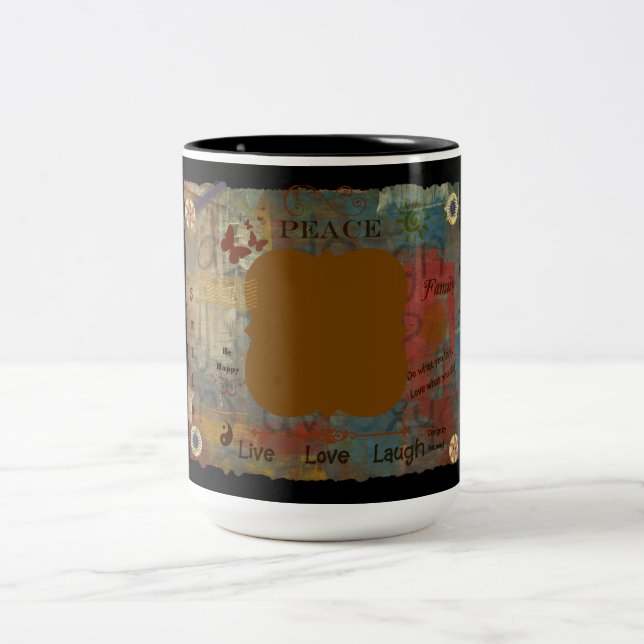 Tillfoga ditt eget Två-Tonad mugg (Center)