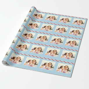Tillfoga ditt egna foto - jul presentpapper