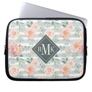 Tillfoga ditt för roranden för Monogram Alicia Laptop Fodral