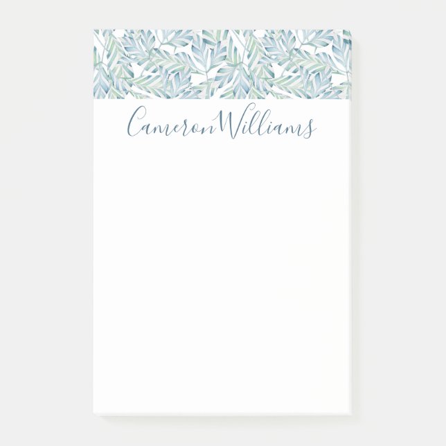 Tillfoga ditt kända | dekorativa randiga post-it block (Framsida)