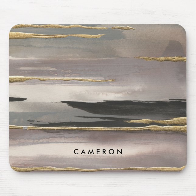 Tillfoga ditt kända | förgyllde guld för musmatta (Framsidan)