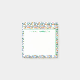 Tillfoga ditt kända gulliga lite rävmönster post-it block