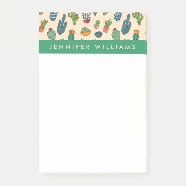 Tillfoga ditt kända | gulliga post-it block (Framsida)