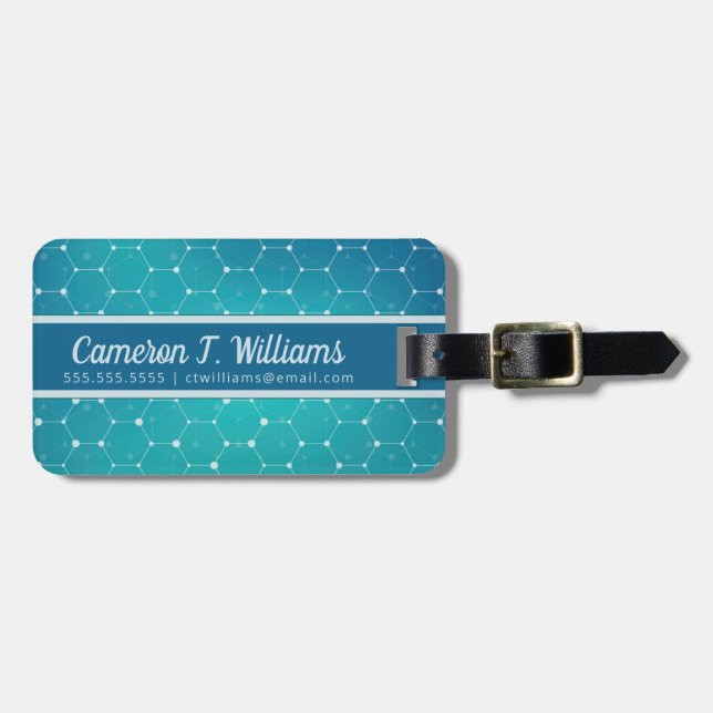 Tillfoga ditt kända mönster för DNA för den | Bagagebricka (Horisontell Framsida)