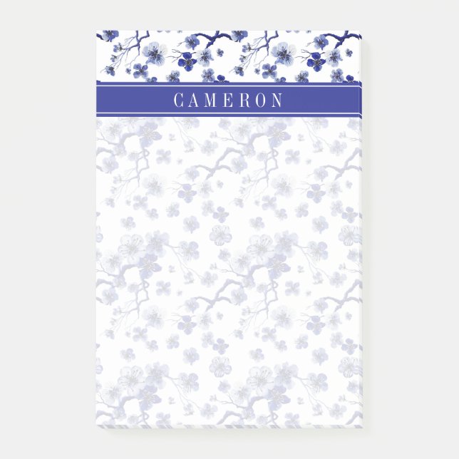 Tillfoga ditt kända | orientaliska Sakura Post-it Block (Framsida)
