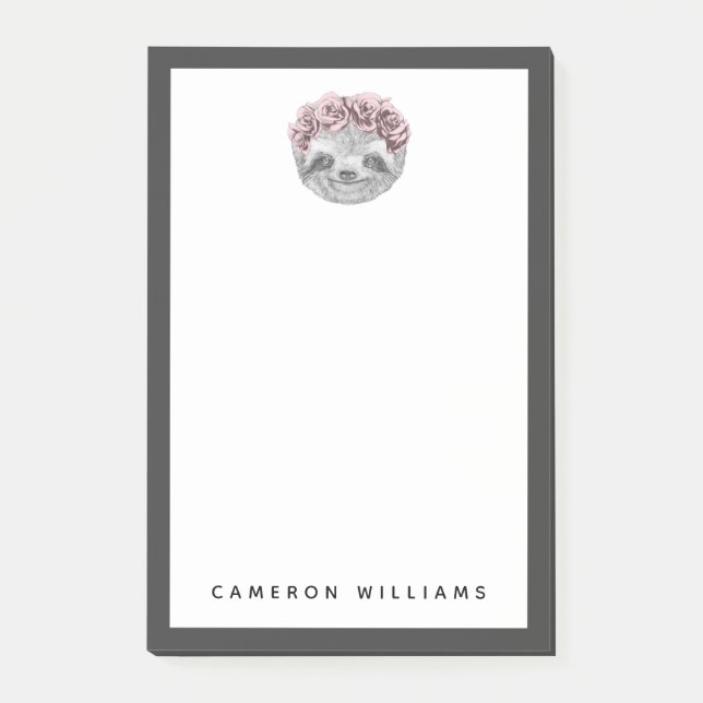 Tillfoga ditt kända | porträtt av post-it block (Framsida)