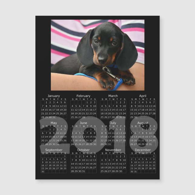 Tillfoga ditt kort för kalendern för hundfoto 2018 (Framsida)